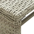 thumbnail image 2 of vidaXL Coffee Table Beige 70x40x38 cm Poly Rattan, 2 of 3