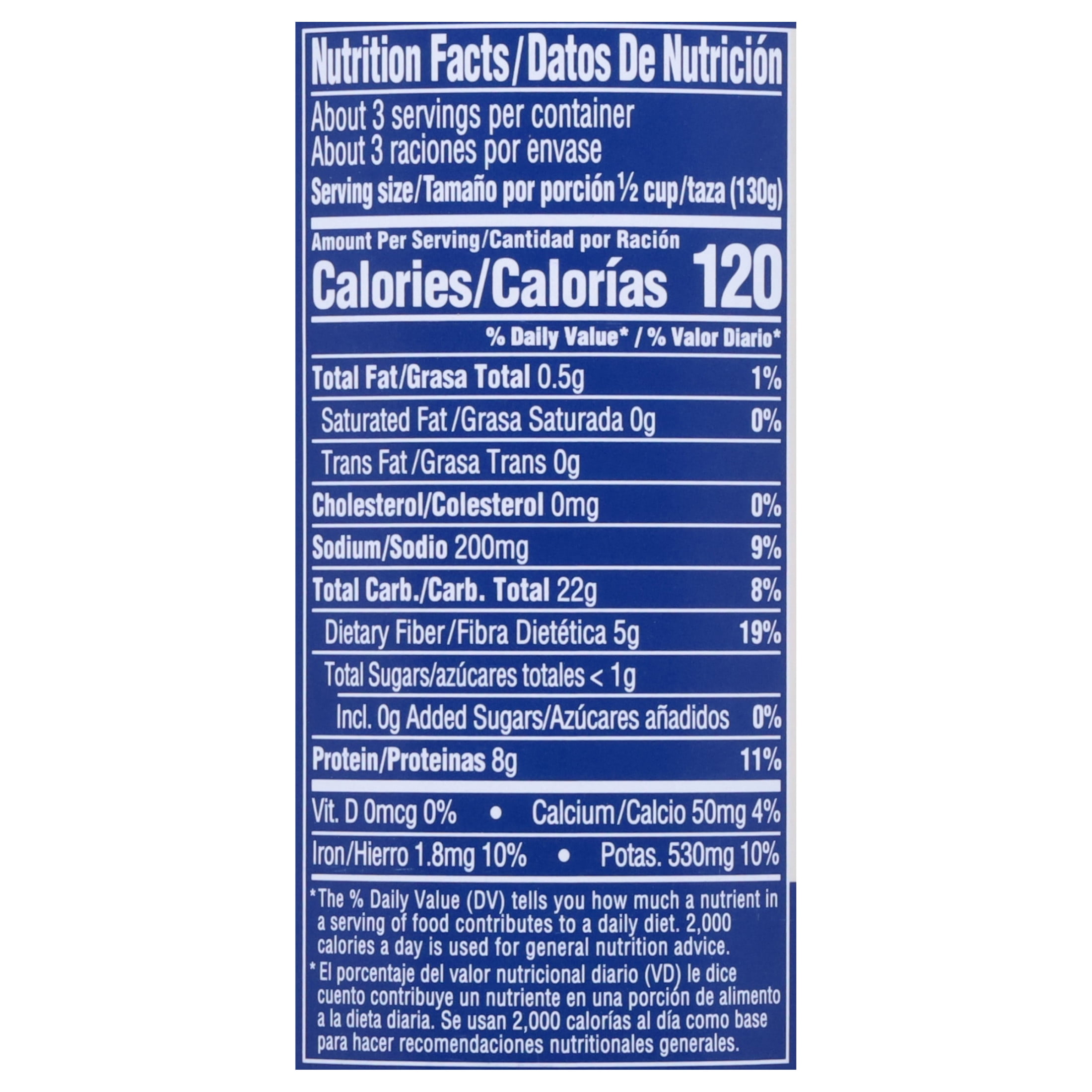 (8 pack) Bush's Reduced Sodium Black Beans, 15 oz Can
