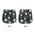thumbnail image 3 of KLL Lilies Flowers Pattern Shorts Women,Athletic Shorts High Waisted Running Shorts Pocket Sporty Short Gym Elastic Workout Shorts-X-Large, 3 of 7
