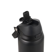 TAL 32oz Stainless Steel 2-in-1 Water Bottle with Straw and Chug Lid, Black
