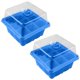 thumbnail image 1 of Inicio De Semillas De 9 Agujeros, Conjunto De Caja De Vivero De Semillas, Bandeja De Germinación De Jardinería Con Tapas Para Cultivo De Plantas De Germinación De Semillas Sweethay HA041255-02, 1 of 6