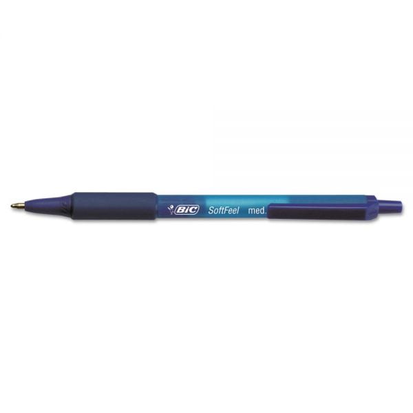 BIC Soft Feel Ballpoint Pen Value Pack, Retractable, Medium 1 mm, Assorted Ink and Barrel Colors, 36/Pack