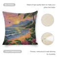 thumbnail image 4 of tropical beach sunset bird linen throw pillowcase decoration pillowcase gifting preferred 18x18 inch cushion cover 2 sets sofa pillowcase sofa bedroom living room car, 4 of 8