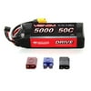 50C 11.1V 5000mAh 3S LiPo, UNI