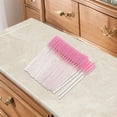 thumbnail image 5 of Unique Bargains 50 Pcs Portable Silicone Eyelash Brush for Bathroom Pink Plastic Silicone, 5 of 5