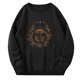 thumbnail image 1 of Sudadera Para Mujer Otoño Sudaderas Cuello Redondo Estampado de Plantas Manga Larga Otoño Invierno Versátil Tops Sin Capucha Odeerbi ODB148035, 1 of 6