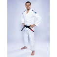 thumbnail image 4 of Fuji Baseline 2.0 Brazilian Jiu Jitsu BJJ Gi - White/Navy Blue, 4 of 9