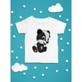thumbnail image 3 of Sitting Panda T-Shirt Infant -Image by Shutterstock,  12 Months, 3 of 4