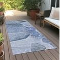 thumbnail image 6 of Addison Rugs Chantille Indoor/Outdoor Transitional Floral Blue Washable Runner Rug, 2'3" x 7'6", 6 of 6