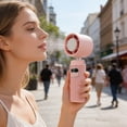 thumbnail image 6 of Yeciiwht Handheld Fan - Ice-sense Mini Fan Charging High-Speed Turbine Fan with Digital Display, Rechargeable Portable Cooling Device, 6 of 6