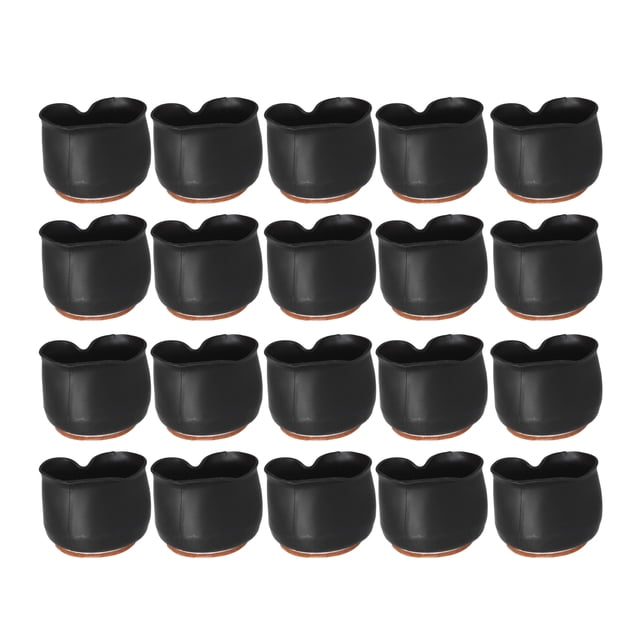 YUMILI Protectores de Suelo para Patas de sillas, 20 Protectores de Silicona Antideslizantes para pies de sillas, Protectores elásticos duraderos para Patas de sillas y Muebles