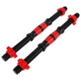 thumbnail image 2 of 2pcs 40cm Dumbbell Bars Dumbbell Handles Weight Lifting Spinlock Collar Set with 4pcs Nuts for Gym Barbells Dumbbell Bars Strength Training (Random Color), 2 of 9