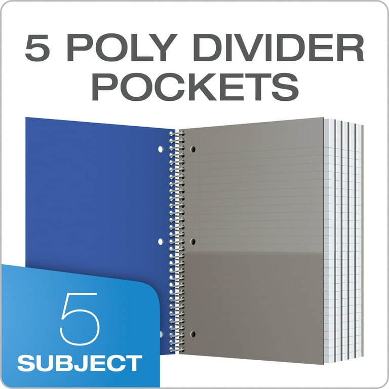 Oxford 5-Subject Wire-Bound Notebook Oxford 5-Subject Wire-Bound Notebook