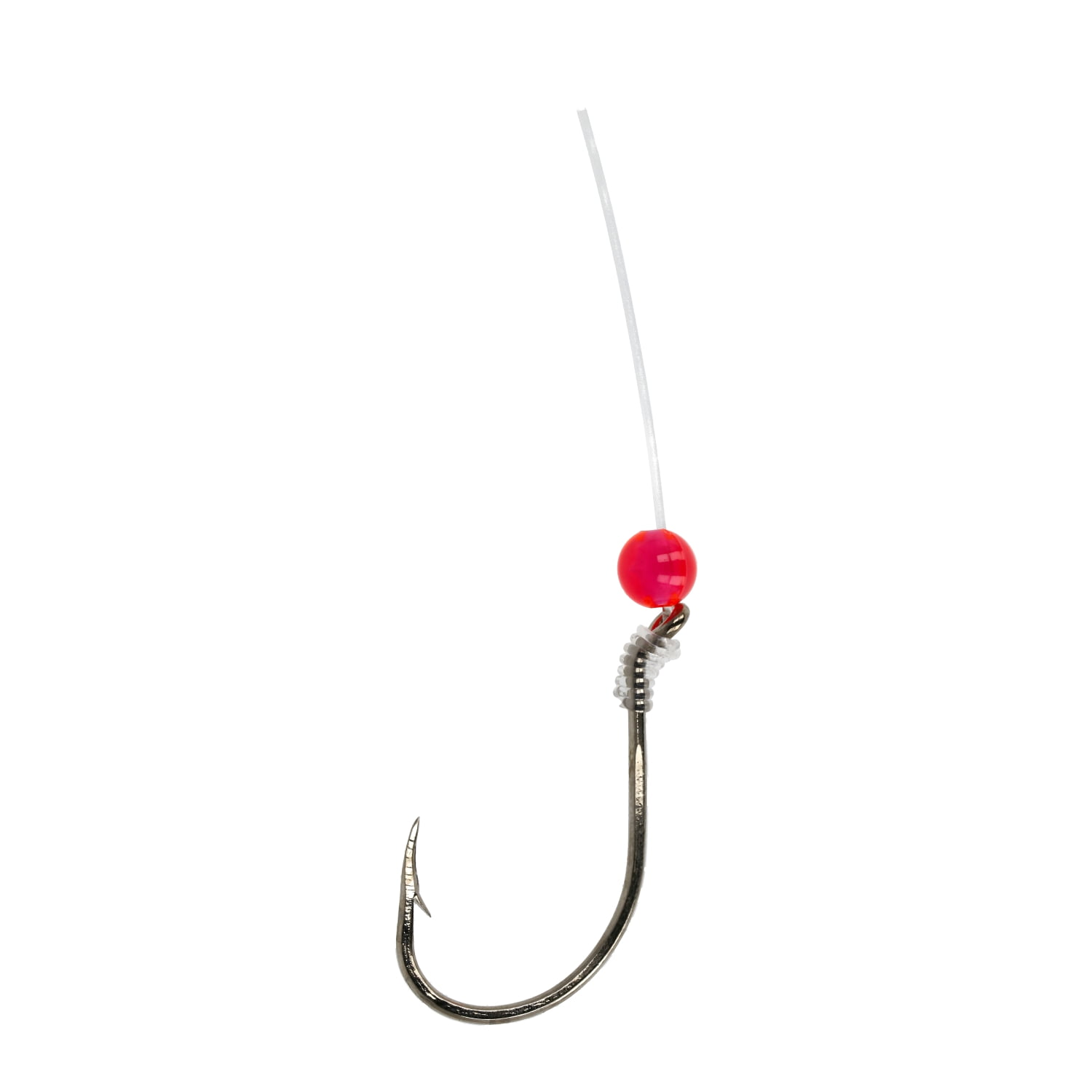 Eagle Claw Lazer Sharp Snelled Octopus Hook, Nickel, Size 2/0, 6 Pack