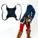 thumbnail image 1 of Arnés de cuchillo doble para niños, accesorio de cuchillo de juguete, cuchillo doble samurái para cuchillo, funda de transporte, accesorio de disfraz, 1 of 10