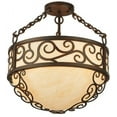 thumbnail image 2 of Meyda Tiffany 127253 Lilliana 3 Light 16" Wide Pendant - Red Rust, 2 of 5