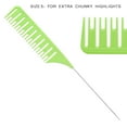 thumbnail image 4 of Highlighting Comb Set 1.0 - 2 Sizes - Yellow/Green, 4 of 5