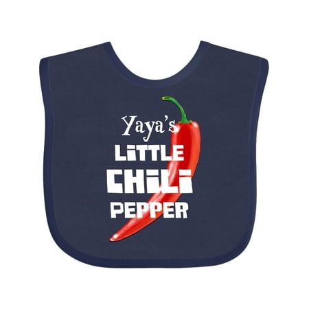 

Inktastic Yaya s Little Chili Pepper Gift Baby Boy or Baby Girl Bib