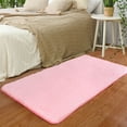 thumbnail image 2 of Soft Fluffy Shag Area Floor Rug Carpet for Living Room Pink 2'7" x 4', 2 of 8
