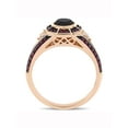 thumbnail image 4 of Everly Women's Ruby and Diamond 10k Rose Gold Ring, 4 of 6