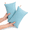 Aqua-11"x7", variant on Down Alternative Travel Pillow 13"x18" Dark Brown For Sleeping Naps