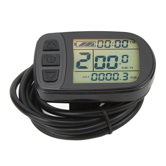 Tablero de bicicleta de alto rendimiento, medidor de pantalla LCD5 de 72 V para bicicleta eléctrica con conector SM para conversiones