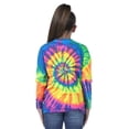 thumbnail image 2 of Dyenomite Youth Spiral Tie Dye Long Sleeve 24BMS, 2 of 2