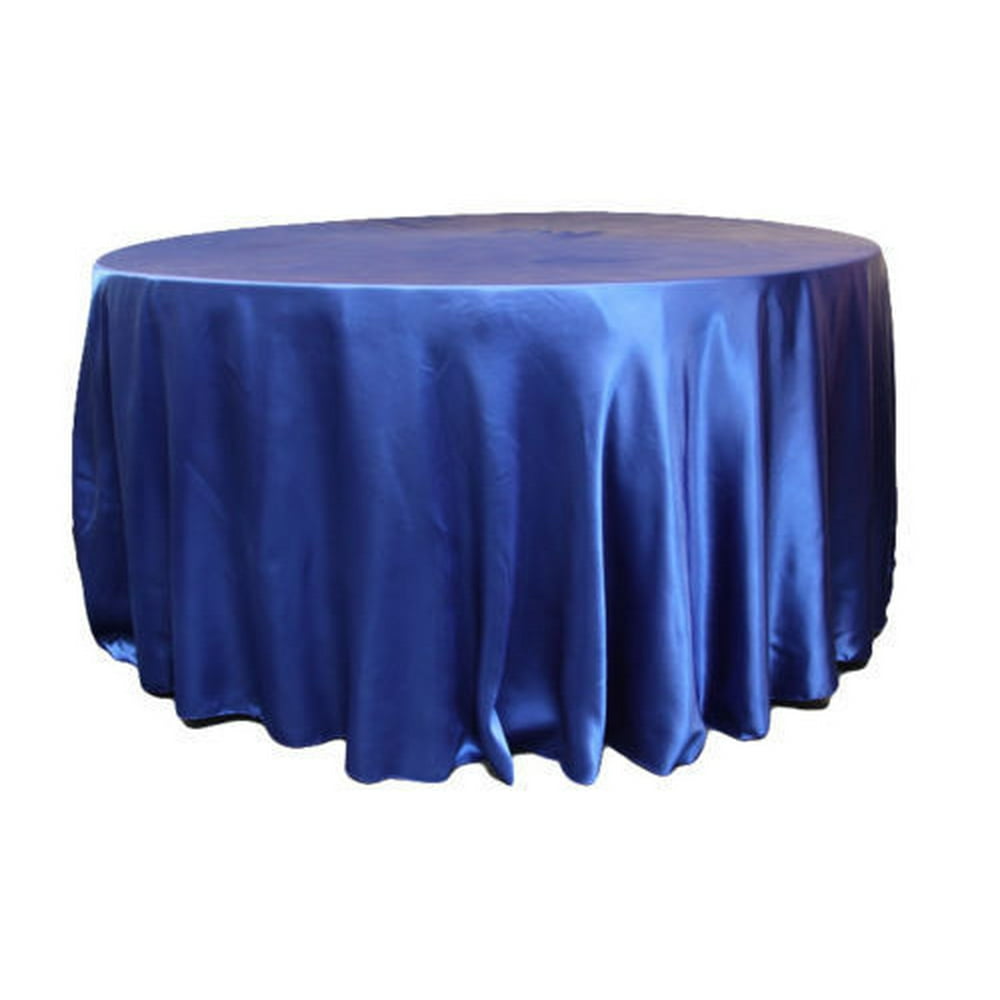 10 Pack 120" Inch round Satin Tablecloth 21 COLORS Table Cover Wedding ...