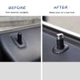 thumbnail image 3 of Car Door Lock Knobs, 4Pcs Universal Door Lock Pin Cover Carbon Fiber Door Lock Switches Trucks Interior Accessories for Vehicles Car Accessories, 3 of 8