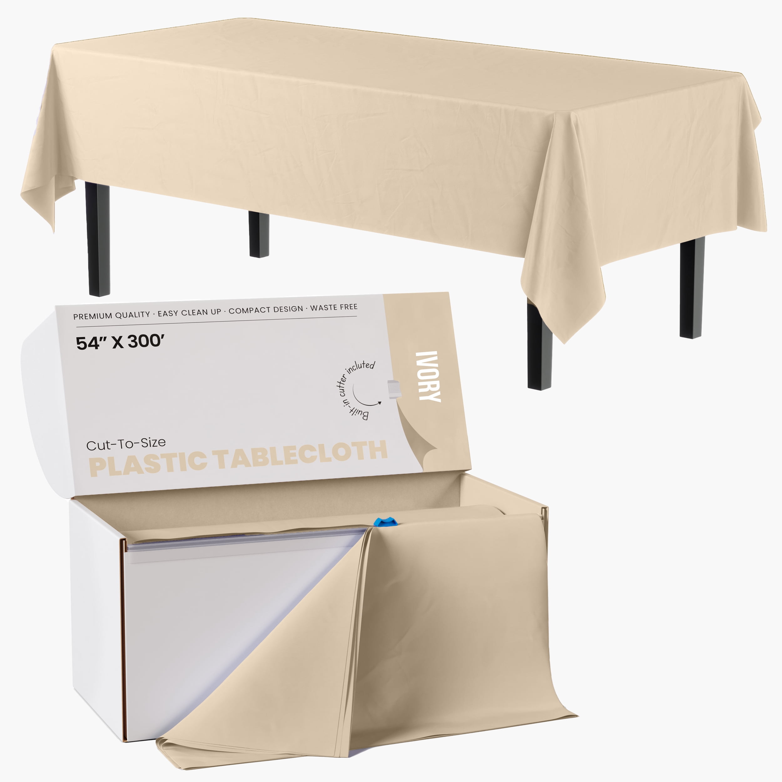 Exquisite, Plastic Tablecloth Roll, 54