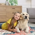thumbnail image 4 of Junovo 6'x9'Rugs for Living Room Boho Rug Floor Carpet,Red/Blue, 4 of 7