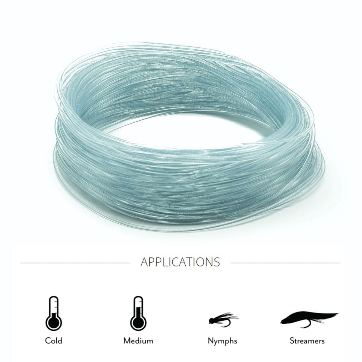 Scientific Anglers Wetcel General Purpose Sinking Lines, Clear Intermediate, WF- 7-S