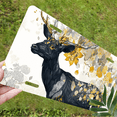 thumbnail image 5 of 1 Pcs 2D Flat License Plate Covers & Frames, Black Deer with For Decorative Front, Waterproof For Decoration Aluminum License Plate Covers & Frames Cover For Men Women, 12" X 6", 5 of 6