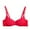 Red, variant on VEKDONE Women's Push Up Bra for Small Breasts, Full-Coverage T-Shirt Bra Comfort Underwire Bralettes Solid Color Soft Everyday Bra Black Size 34