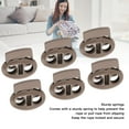 thumbnail image 4 of 30Pcs Spring Cord Lock, Spring Plastic Lock End Toggle Clip Double Hole Zinc Alloy Durable Light Multi Purpose Cord Stopper For Drawstring Backpack Tent Lace, 4 of 8