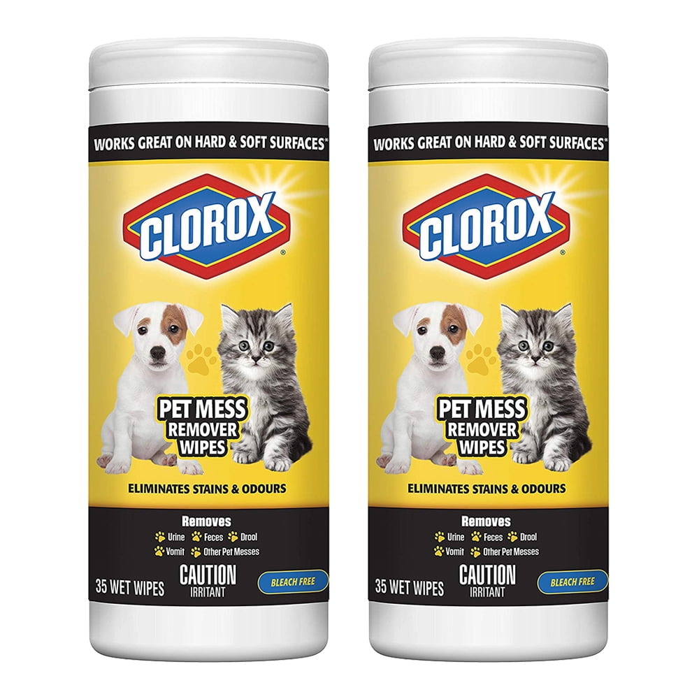 Clorox Pet Mess Remover Wipes, 35 Count (Pack of 2) Walmart Canada
