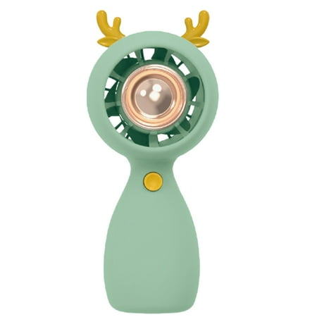 

Portable Handheld Fan Rechargeable Mini Quiet Fan Pocket Hand Fan Green