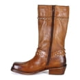 thumbnail image 3 of Diba True Womens Val Uable Studded Motorcycle  Mid Calf Boots, 3 of 5