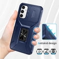 thumbnail image 4 of Funda para GANGXUN Samsung Galaxy A34 5G - Soporte metálico, Función magnética, Azul, 4 of 5
