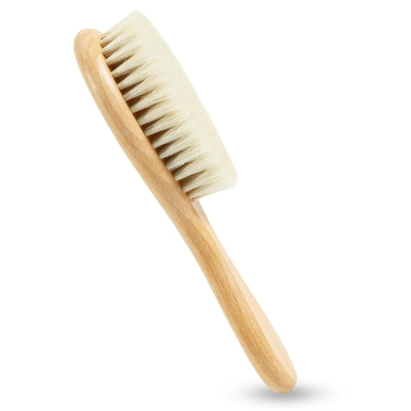 OPALESQUE Soft Baby Hair Brush Toddler Hair Brush Soft Bristle Hair Brush with Wooden Handle Soft Bristle for Newborn Hair Brush for Wet Dry Hair Styling Hair Accessories