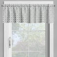thumbnail image 4 of Ambesonne Black and White Valance & Curtain, Swirl Leaves Spring, 55"x24", Black White, 4 of 6