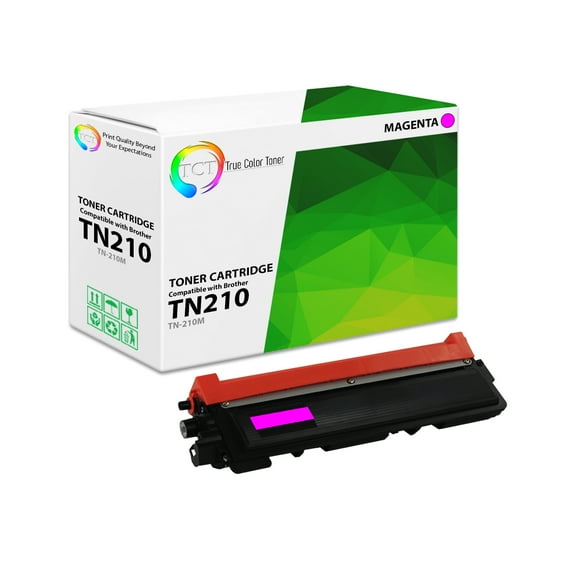 TCT TN210 Magenta Toner Cartridge - Premium Compatible Replacement for TN-210 TN210M Magenta