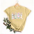 thumbnail image 4 of Mujeres Manga Corta de Verano Tops Pascua Impresa Cuello Redondo, Blusa de Moda Casual para la Primavera, 4 of 4