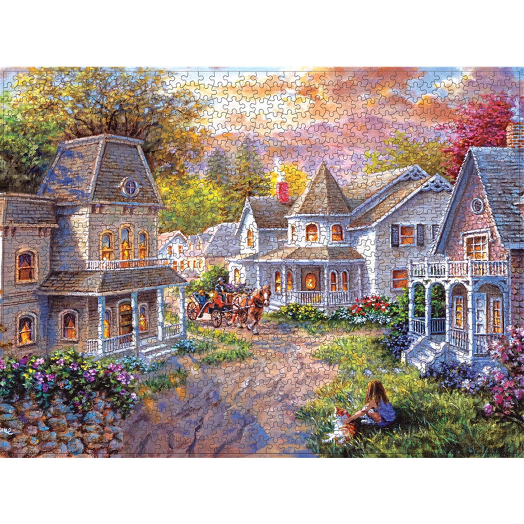 1000 Piece Puzzles Family Adult Kid Paper Jigsaw Puzzles Landscape Toys DIY TOP