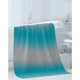 thumbnail image 3 of Turquoise Ombre Towel Set of 3, Soft Microfiber Bath Towels, Hand Towel, Washcloths, Grey Modern Art Farmhouse Quick-Dry Absorbent Towels for Bathroom Kitchen Hotel Beach Gym Spa, 3 of 7