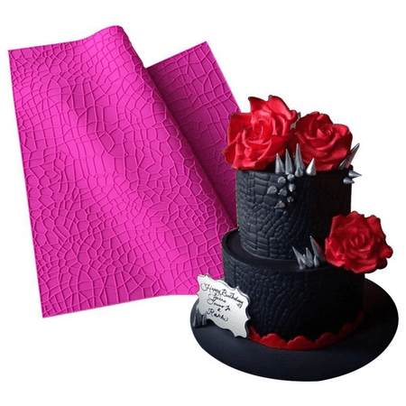 

Embossed Silicone Cake Fondant Mold Sugar Veil Cupcake Mat for Cake Decorating