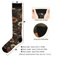 thumbnail image 3 of FORMRS Womens Knee High Socks Casual Long Thick Travel Daily Wear, 2 Pairs, Dark Floral Pattern, 3 of 6