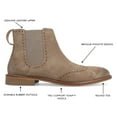 thumbnail image 6 of Thomas & Vine Mens Watson Wide Width Tru Comfort Foam Pull-on Wingtip Chelsea Boot, 6 of 7