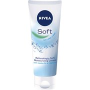 NIVEA Soft All-Purpose Moisturizing Cream (75 mL), Everyday Moisturizer and Hand Cream for Use After Hand Sanitizer or Hand Soap Light and Non-Greasy Formula