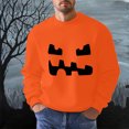thumbnail image 2 of TJAZFJPA Sweatshirts pour Hommes Col Rond Drôle Mode Décontractée Impression 3D Manches Longues Pull à Capuche Surdimensionné Sweatshirts Jaune Col Rond, 2 of 4